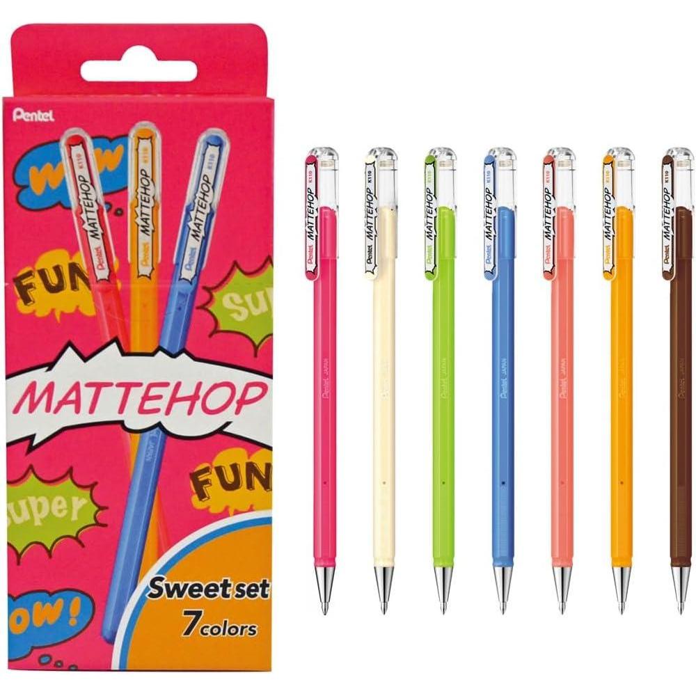 image:imagePentel Color Ballpoint Pen Matte Hop Brown 10 Pens K110VE7 Colors Sweet