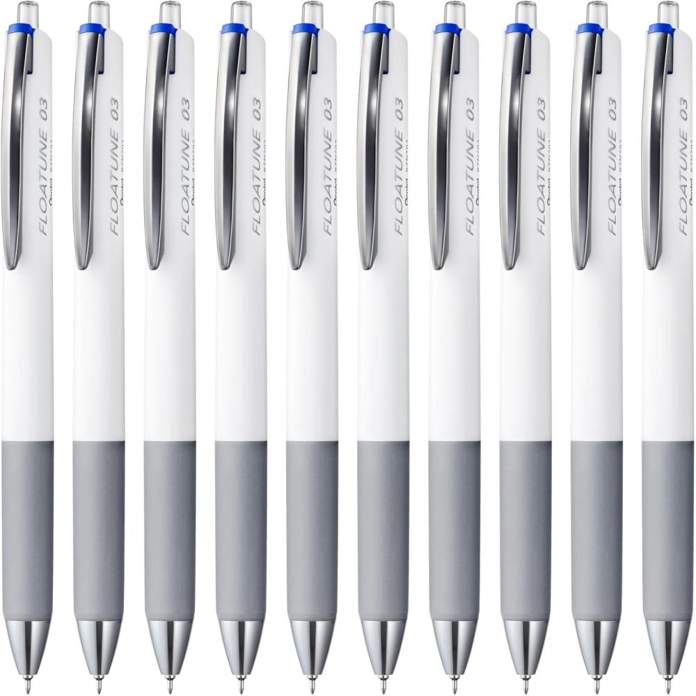 image:imagePentel Oil Based Ballpoint Pen Flowtune 03mm Black Red Blue 3 Pens BZN2033AMZMain unit Blue