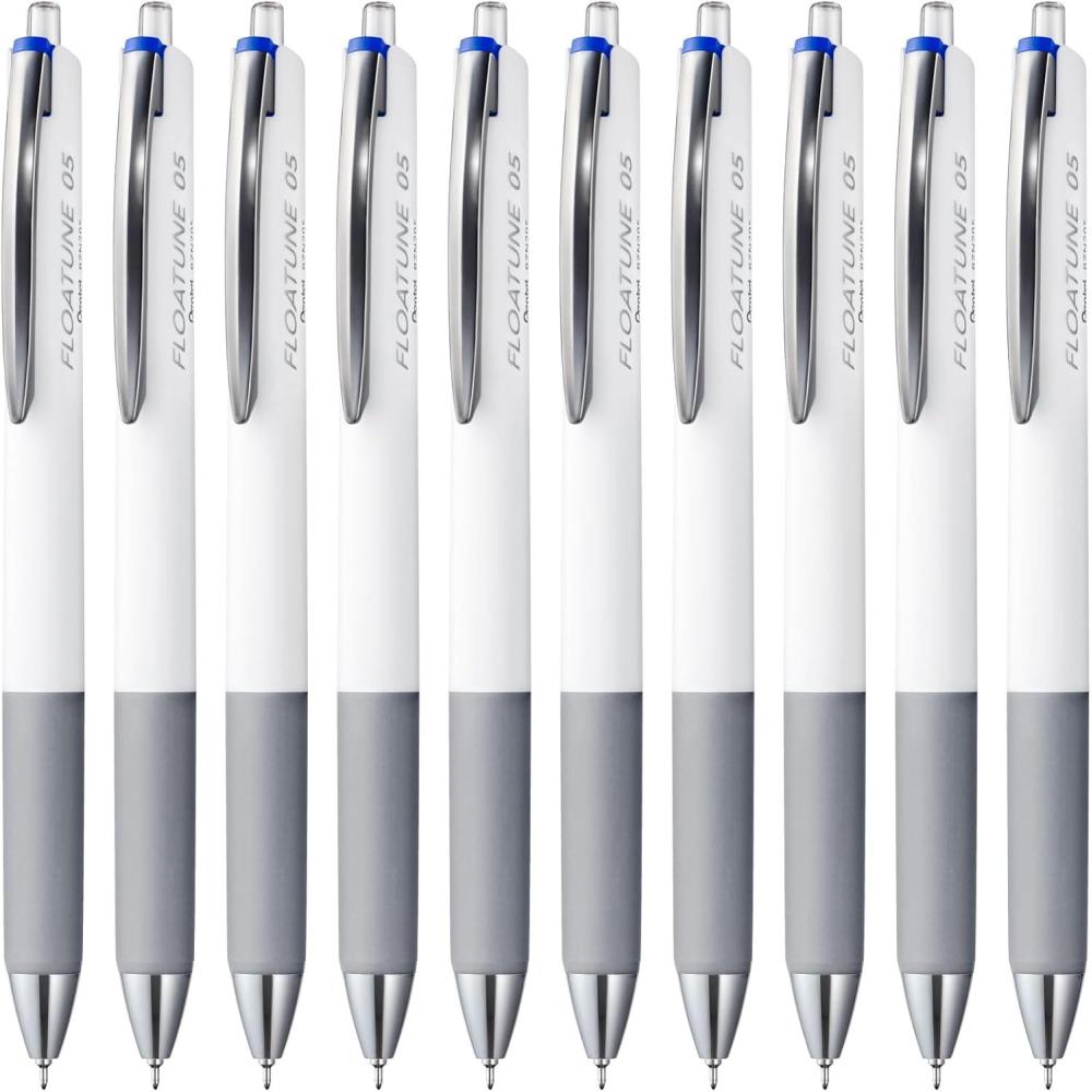 image:imagePentel Oil Based Ballpoint Pen Flowtune 05mm Black 3 Pens BZN205A3AMZMain unit Blue