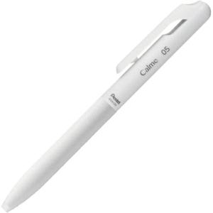 image:imagePentel Calme Calme BXA105WA Solid Ballpoint Pen 05mm Gray White Black Ink