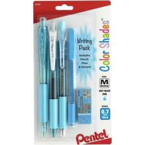 image:imagePentel Color Shades Writing Pack  Pastel Light Green BLBKALZBPK Lime GreenBlue