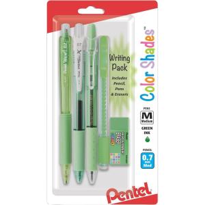 image:imagePentel Color Shades Writing Pack  Pastel Light Green BLBKALZBPK Lime GreenGreen