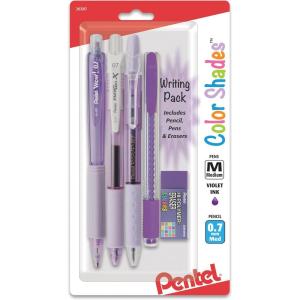 image:imagePentel Color Shades Writing Pack  Pastel Light Green BLBKALZBPK Lime GreenPurple