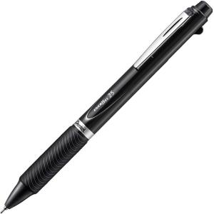 image:imagePentel MultiPen Energel Needle Ballpoint Pen Ink  05mm Mechanical Pencil RedBlack XBLW355ABlack
