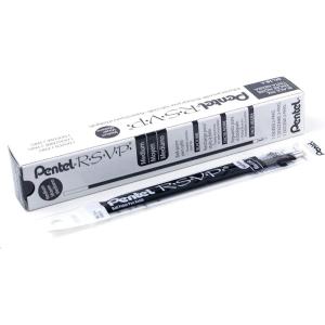 image:imagePentel Refill Ink  For BK91 RSVP Ballpoint Pen Medium Line Black Ink 12 Pack BKL10A