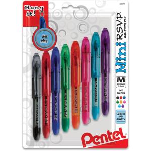 image:imageRSVP Mini Ballpoint Pen 10mm Medium Line Blue InkAssorted