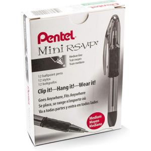 image:imageRSVP Mini Ballpoint Pen 10mm Medium Line Blue InkGreen Ink