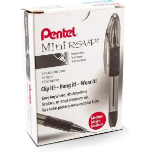 image:imageRSVP Mini Ballpoint Pen 10mm Medium Line Blue InkSky Blue Ink