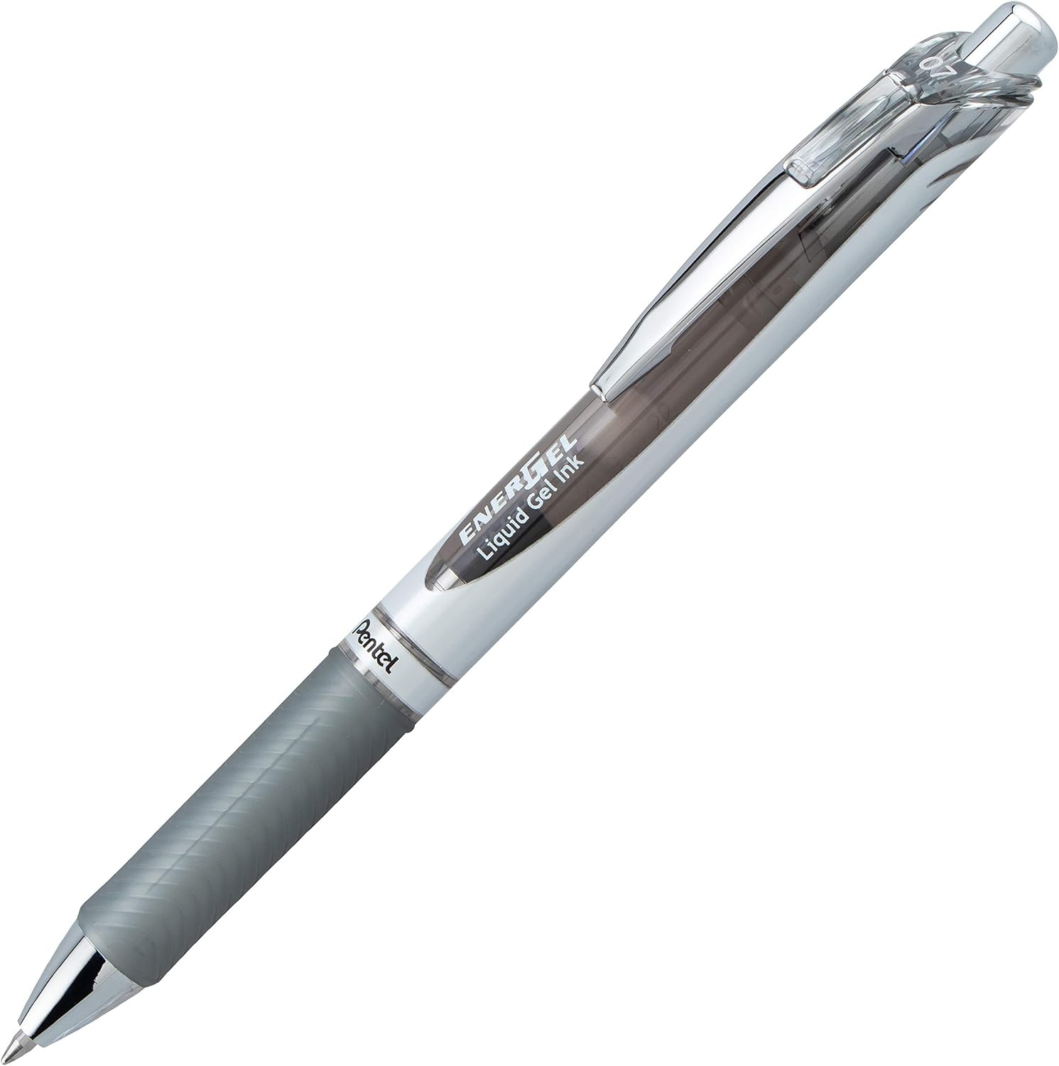 image:imagePentel EnerGel RTX Retractable Liquid Gel Ink Pen 07mm Medium line Yellow Ink Box of 12 Pens BL77GGray