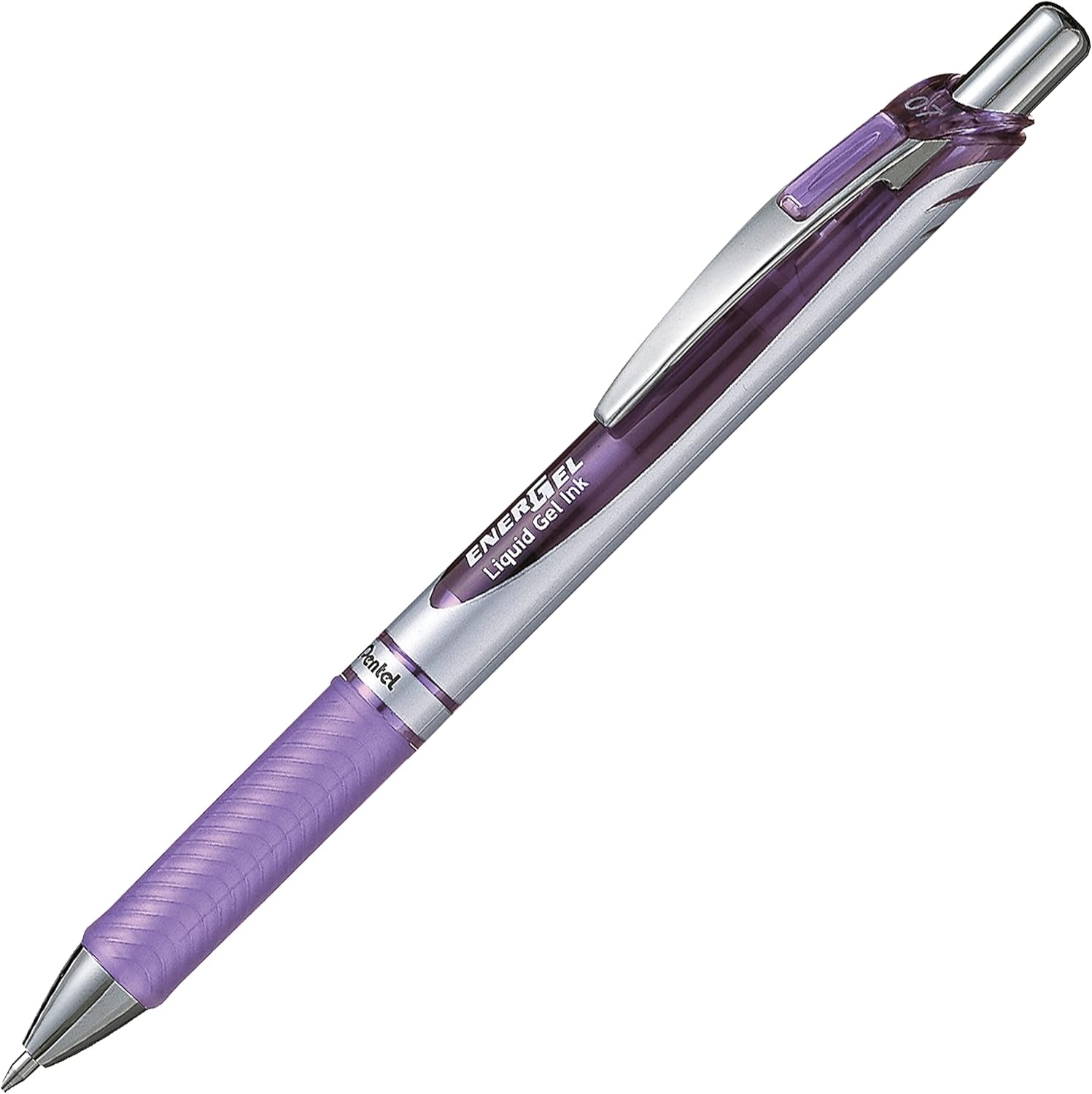 image:imagePentel EnerGel RTX Retractable Liquid Gel Ink Pen 07mm Medium line Yellow Ink Box of 12 Pens BL77GLilac