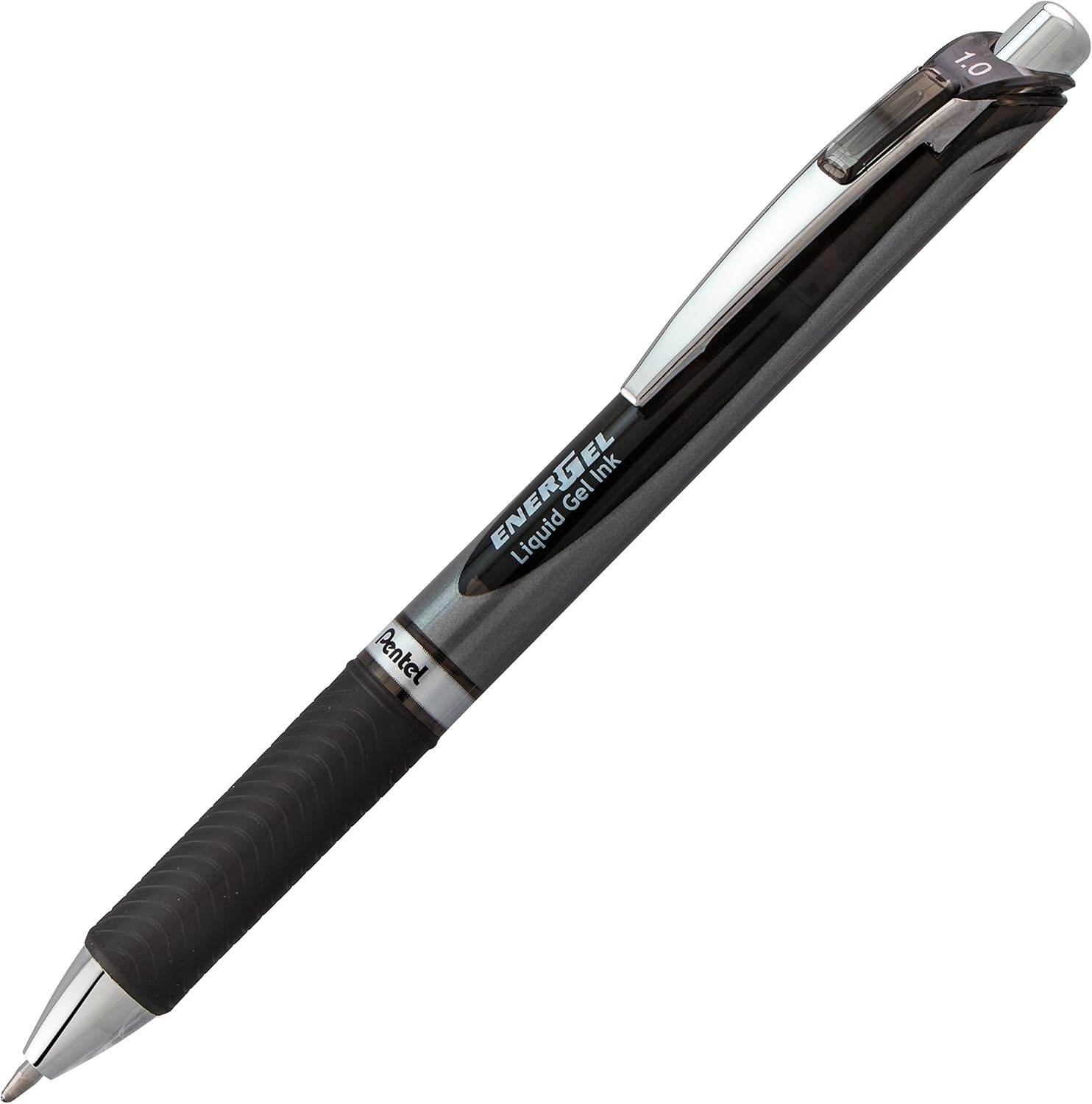 image:imagePentel Energel RTX Retractable Liquid Gel Pen Bold Line Metal Tip Blue Ink Pack of 2 BL80BP2CBlack