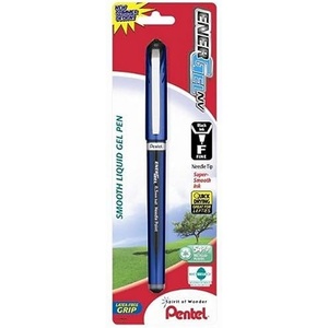 image:imagePentel ENERGEL NV Liquid Gel Pen 05mm Needle Tip Blue Ink 1 Pack BLN25BPCBlack