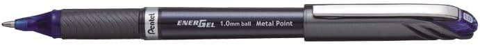 image:imagePentel ENERGEL NV Liquid Gel Pen 10mm Bold Line Capped Metal Tip Red Ink Box of 12 BL30BGray