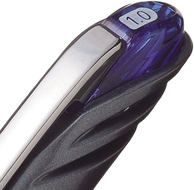image:imagePentel ENERGEL NV Liquid Gel Pen 10mm Bold Line Capped Metal Tip Red Ink Box of 12 BL30BGray