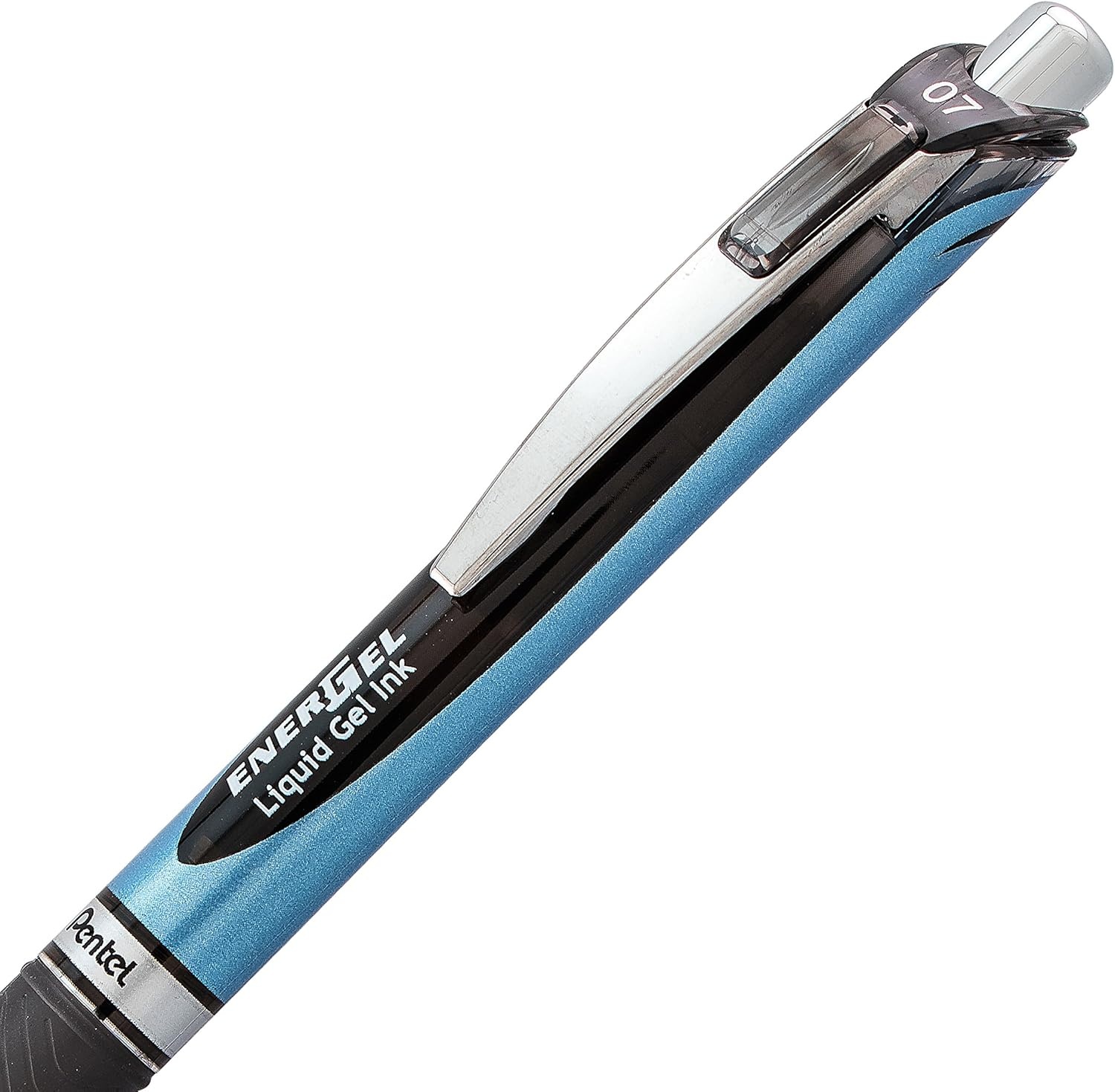 image:imagePentel EnerGel Deluxe RTX Retractable Liquid Gel Pen Medium Line Needle Tip Violet Ink Box of 12 BLN77VBlack