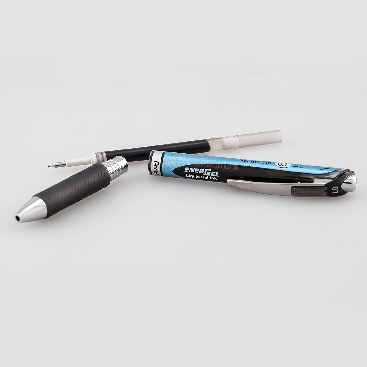 image:imagePentel EnerGel Deluxe RTX Retractable Liquid Gel Pen Medium Line Needle Tip Violet Ink Box of 12 BLN77VBlack