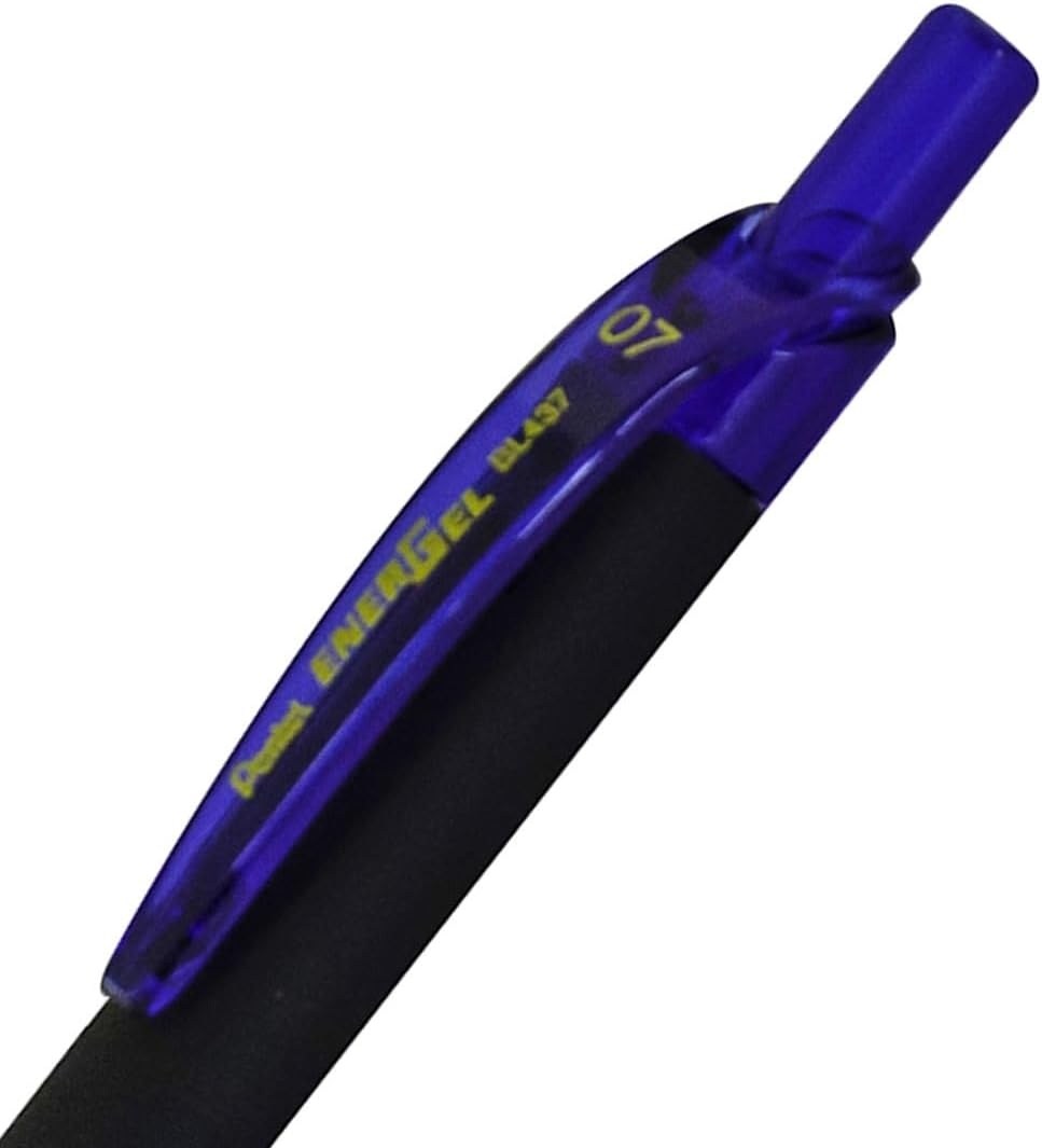image:imagePentel EnerGel Kuro Liquid Gel Pen 07mm Medium line Orange Ink 12 Pack BL437R1FBlue