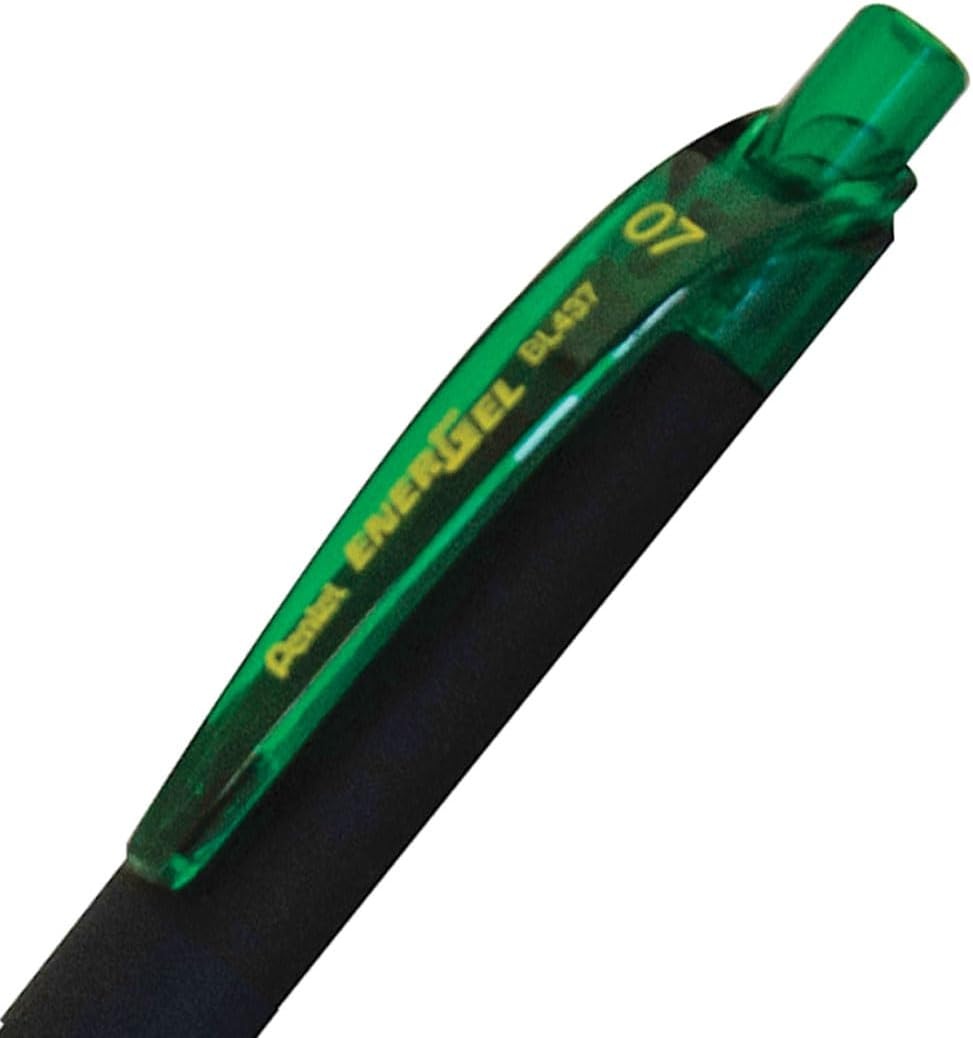 image:imagePentel EnerGel Kuro Liquid Gel Pen 07mm Medium line Orange Ink 12 Pack BL437R1FGreen