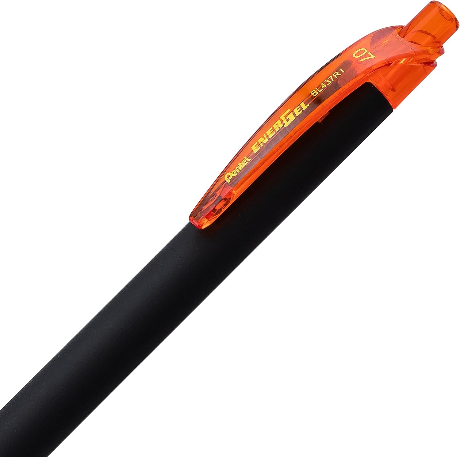 image:imagePentel EnerGel Kuro Liquid Gel Pen 07mm Medium line Orange Ink 12 Pack BL437R1FOrange