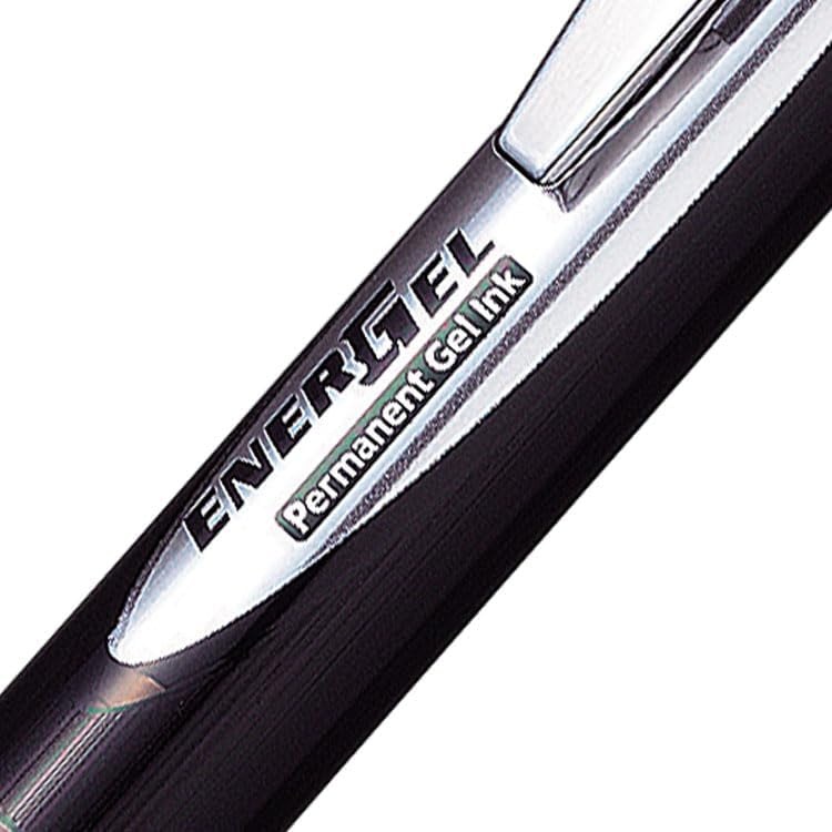 image:imagePentel EnerGel PRO Permanent Gel Pen 07mm Medium Line Red Ink Box of 12 Pens BLP77BBlack