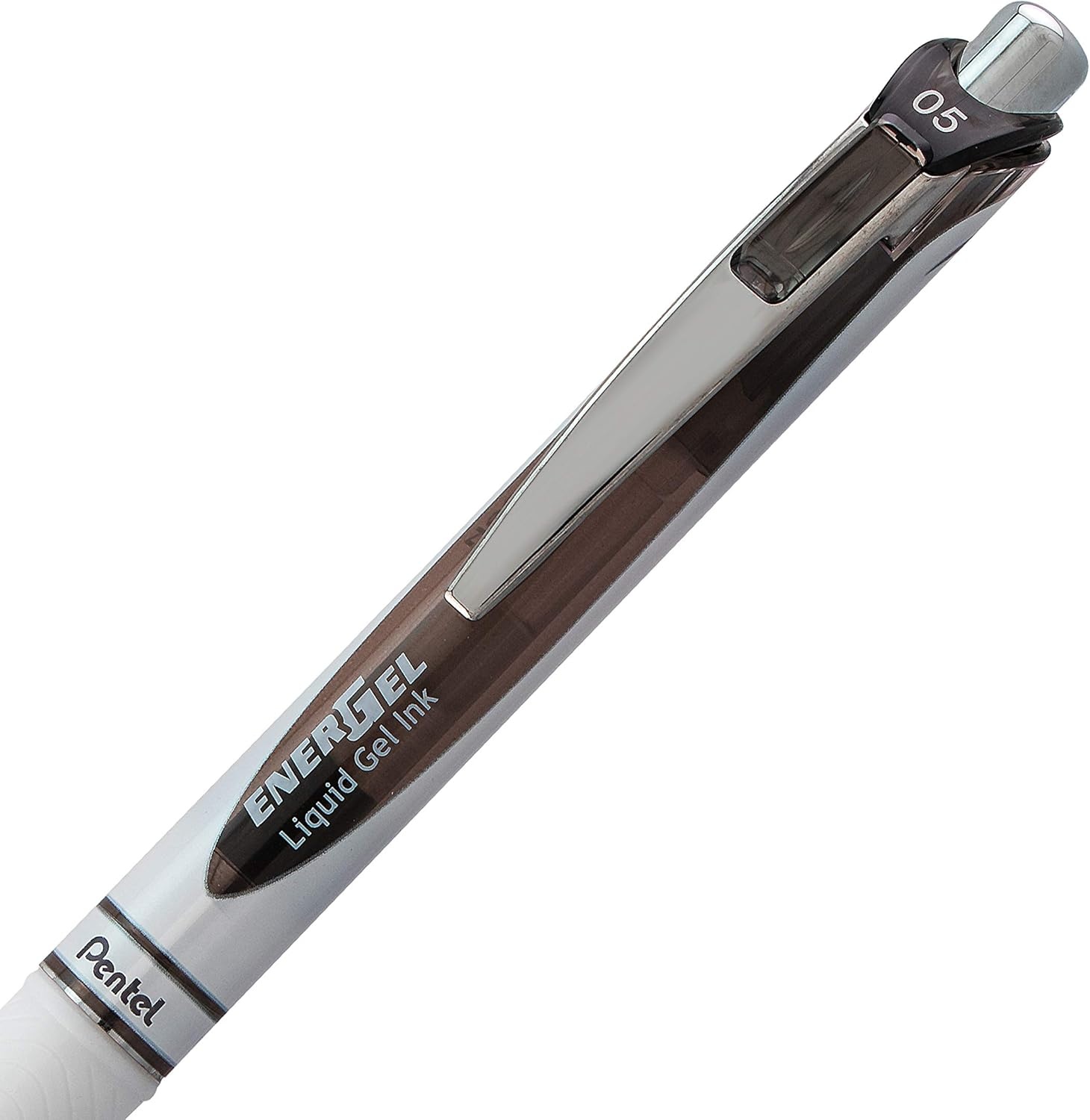 image:imagePentel EnerGel Pearl Deluxe RTX Liquid Gel Pen 05mm Fine Line Needle Tip BLN75WBP2ACBlack
