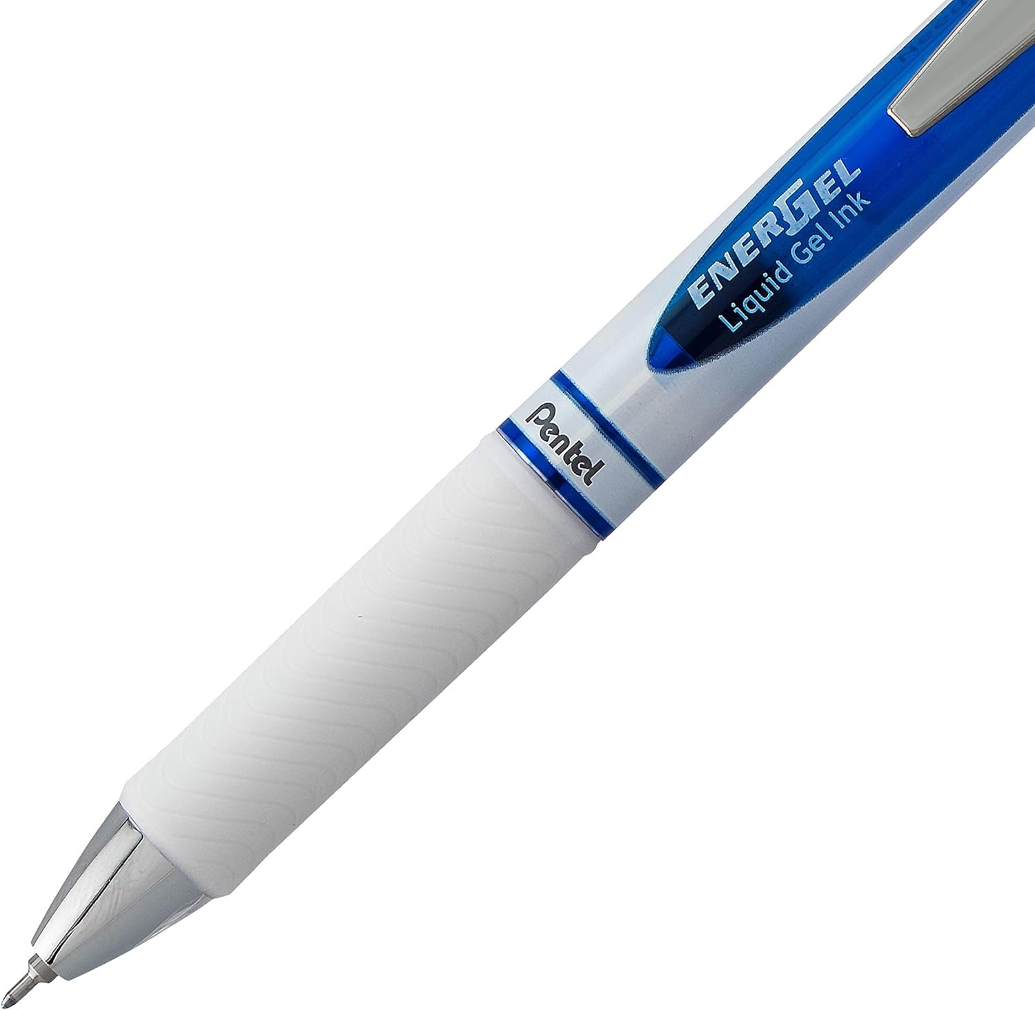 image:imagePentel EnerGel Pearl Deluxe RTX Liquid Gel Pen 05mm Fine Line Needle Tip BLN75WBP2ACBlackBlue