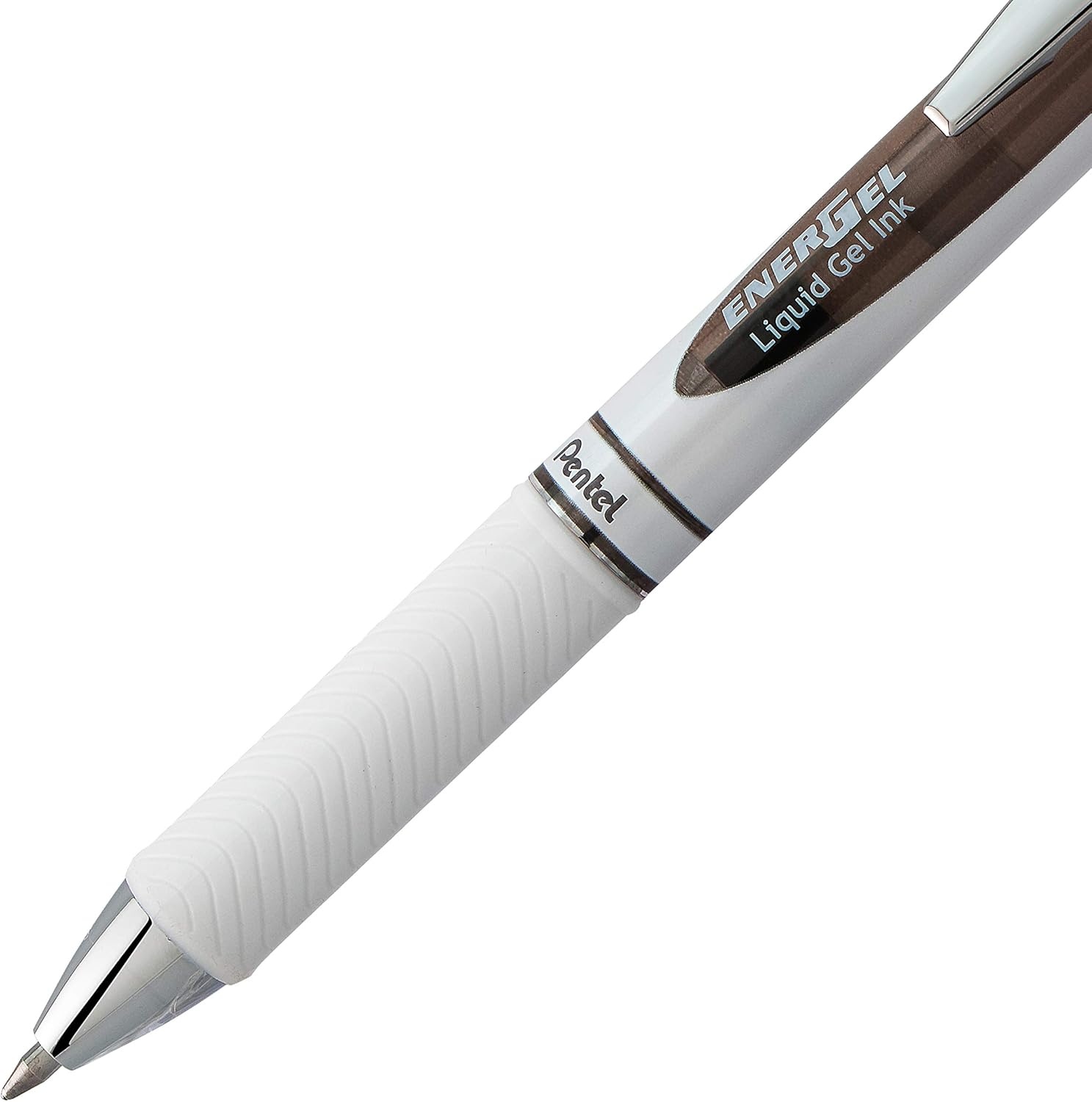 image:imagePentel EnerGel Pearl Deluxe RTX Retractable Liquid Gel Pen 07mm Accent Black Ink 2 Pack BL77WBP2ABlack