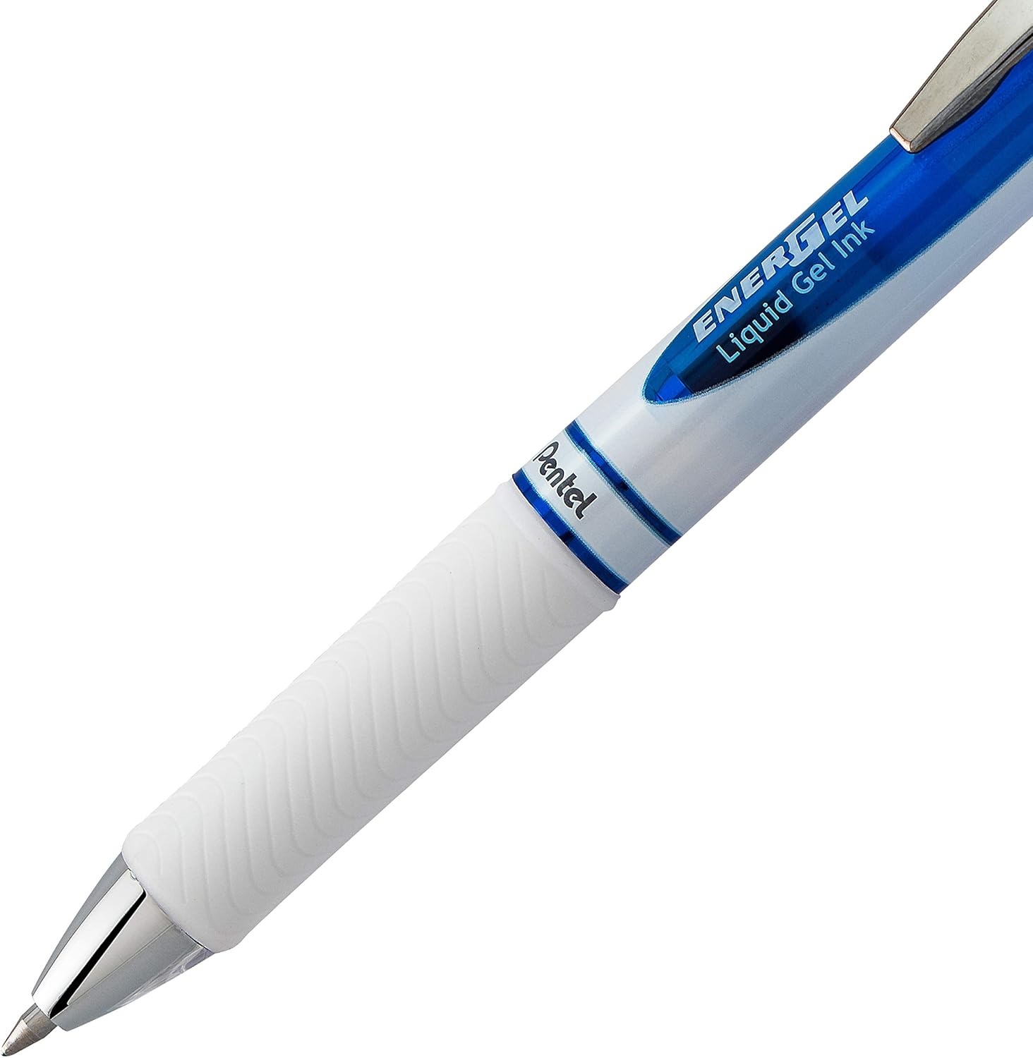 image:imagePentel EnerGel Pearl Deluxe RTX Retractable Liquid Gel Pen 07mm Accent Black Ink 2 Pack BL77WBP2ABlackBlue