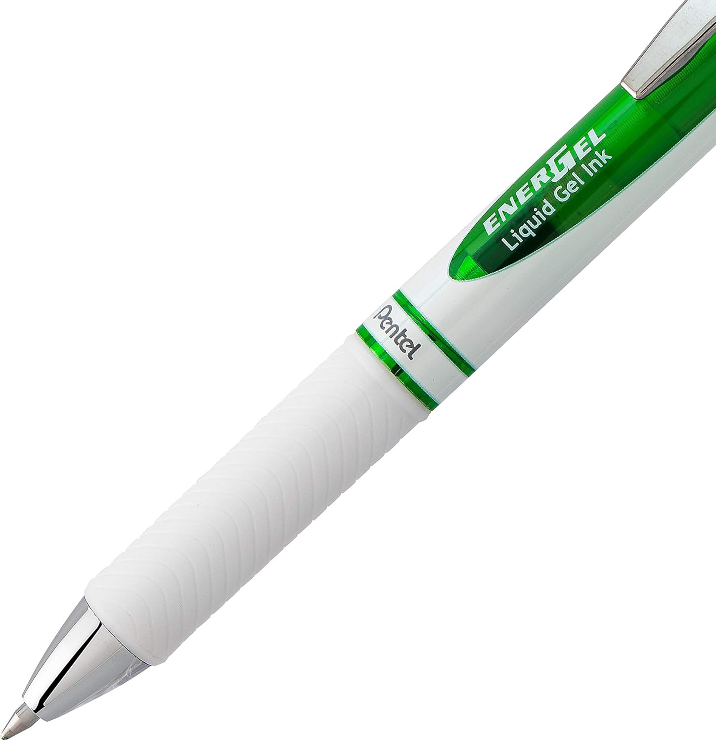 image:imagePentel EnerGel Pearl Deluxe RTX Retractable Liquid Gel Pen 07mm Accent Violet Ink Box of 12 BL77PWVLime Green