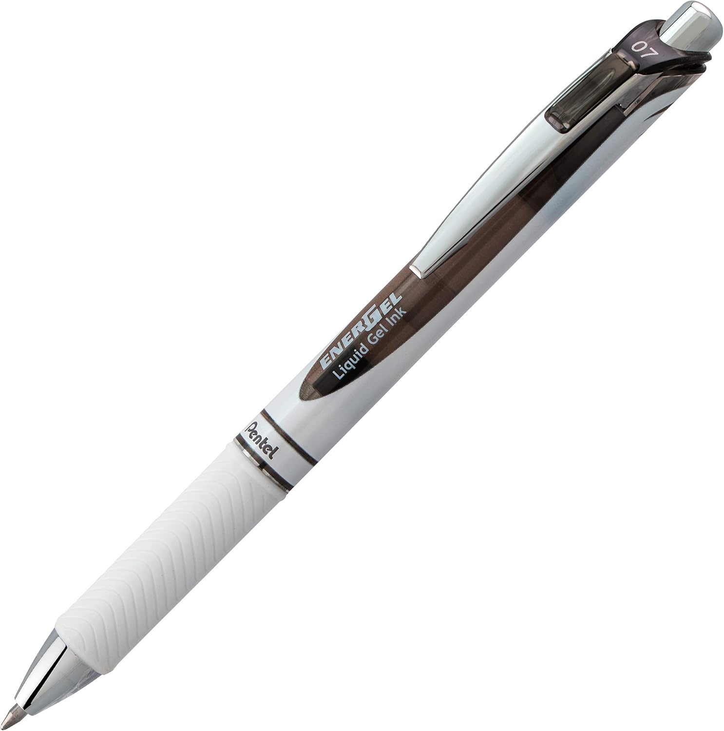 image:imagePentel EnerGel Pearl Retractable Liquid Gel Pen 07mm Medium Line Black Ink 8Pk BL77PWBP8A