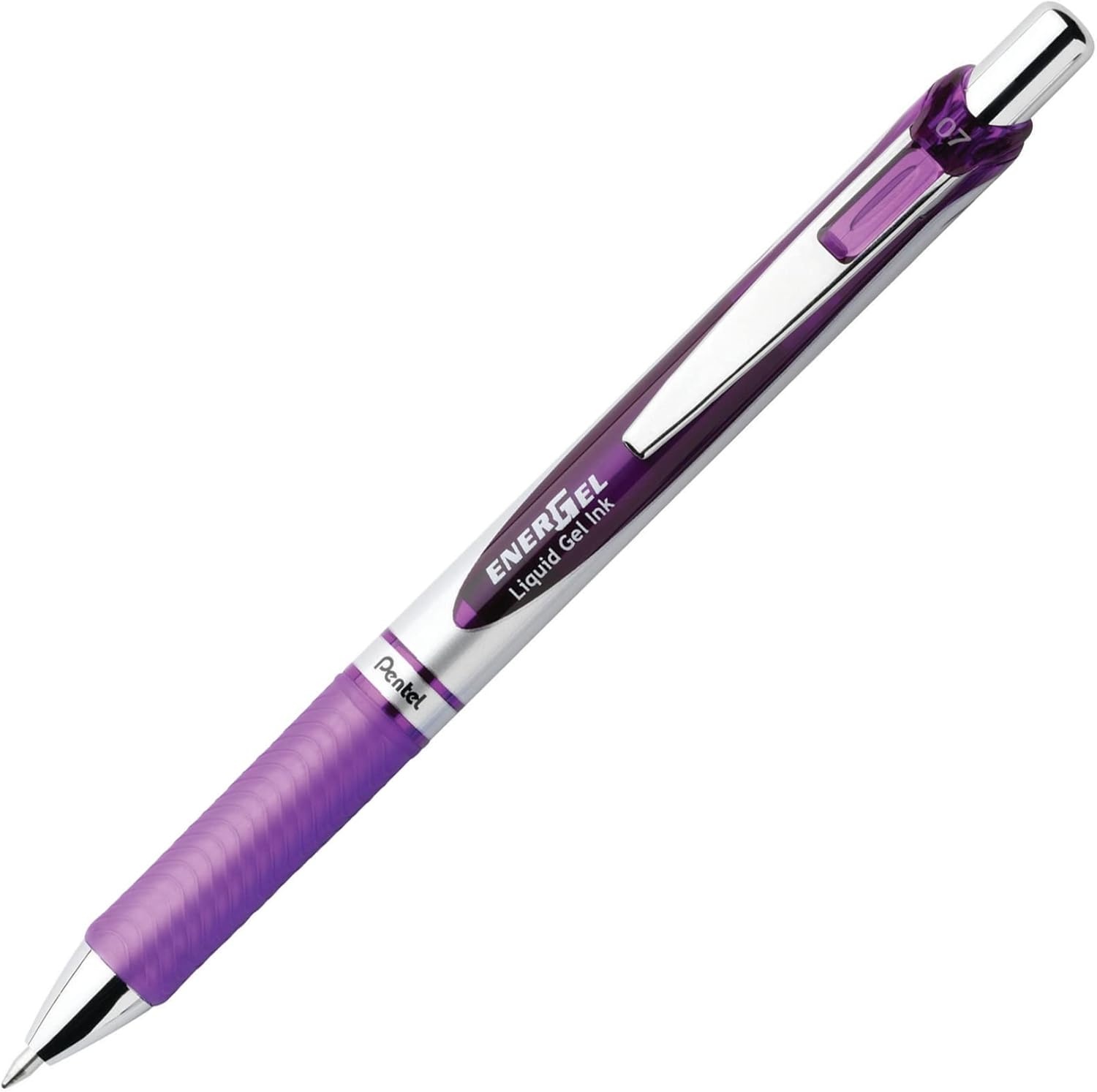 image:imagePentel EnerGel RTX Retractable Liquid Gel Pen 07mm Medium Line Metal Tip Black Ink Pack of 6 BL77BP6AAssorted