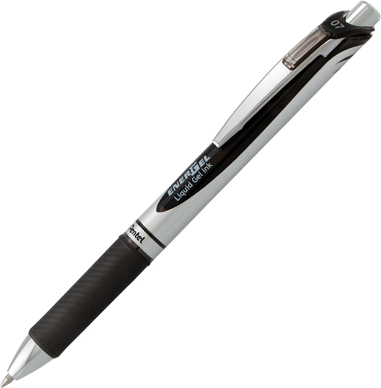 image:imagePentel EnerGel RTX Retractable Liquid Gel Pen 07mm Medium Line Metal Tip Green Ink Pack of 2 BL77BP2DBlack