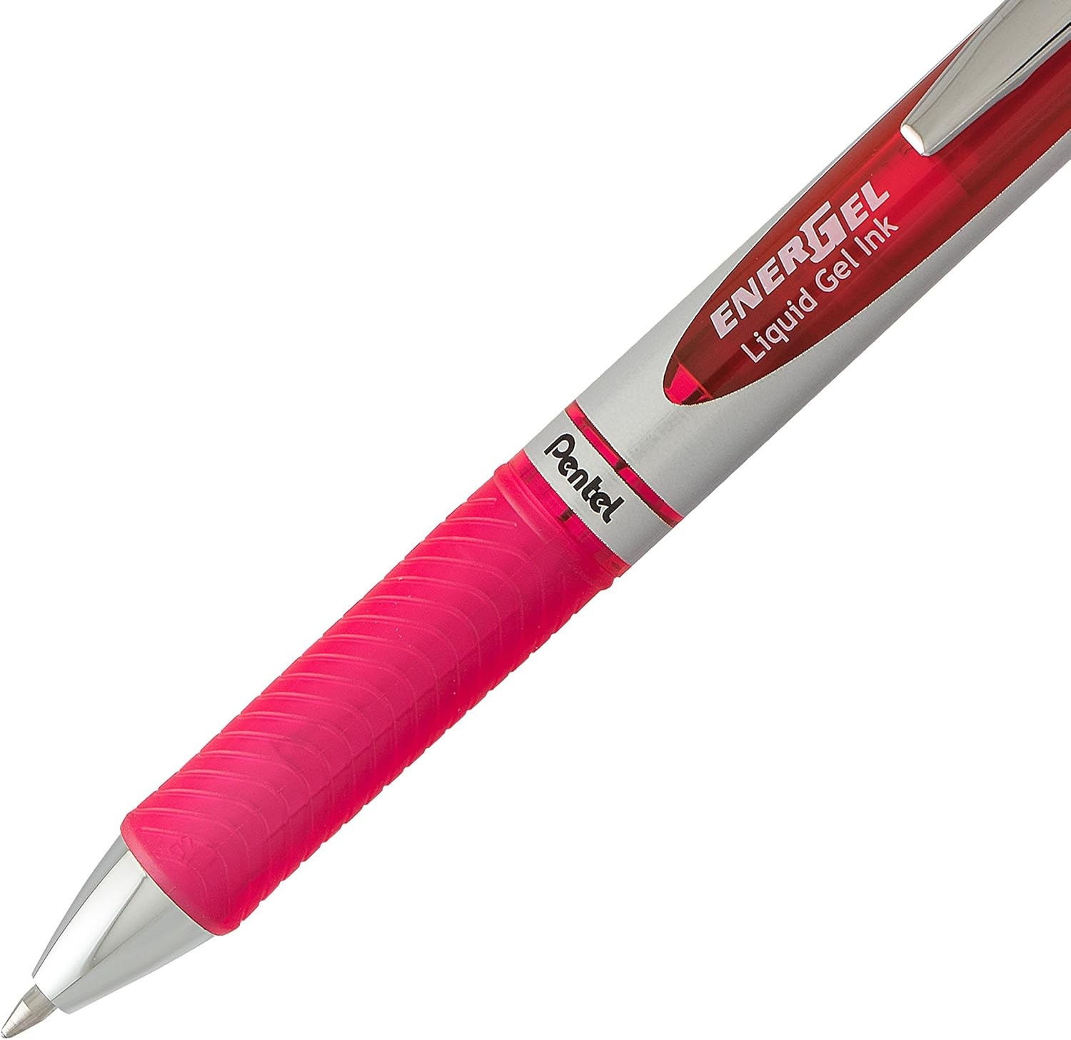 image:imagePentel EnerGel RTX Retractable Liquid Gel Pen 07mm Medium Line Metal Tip Green Ink Pack of 2 BL77BP2DPinkViolet