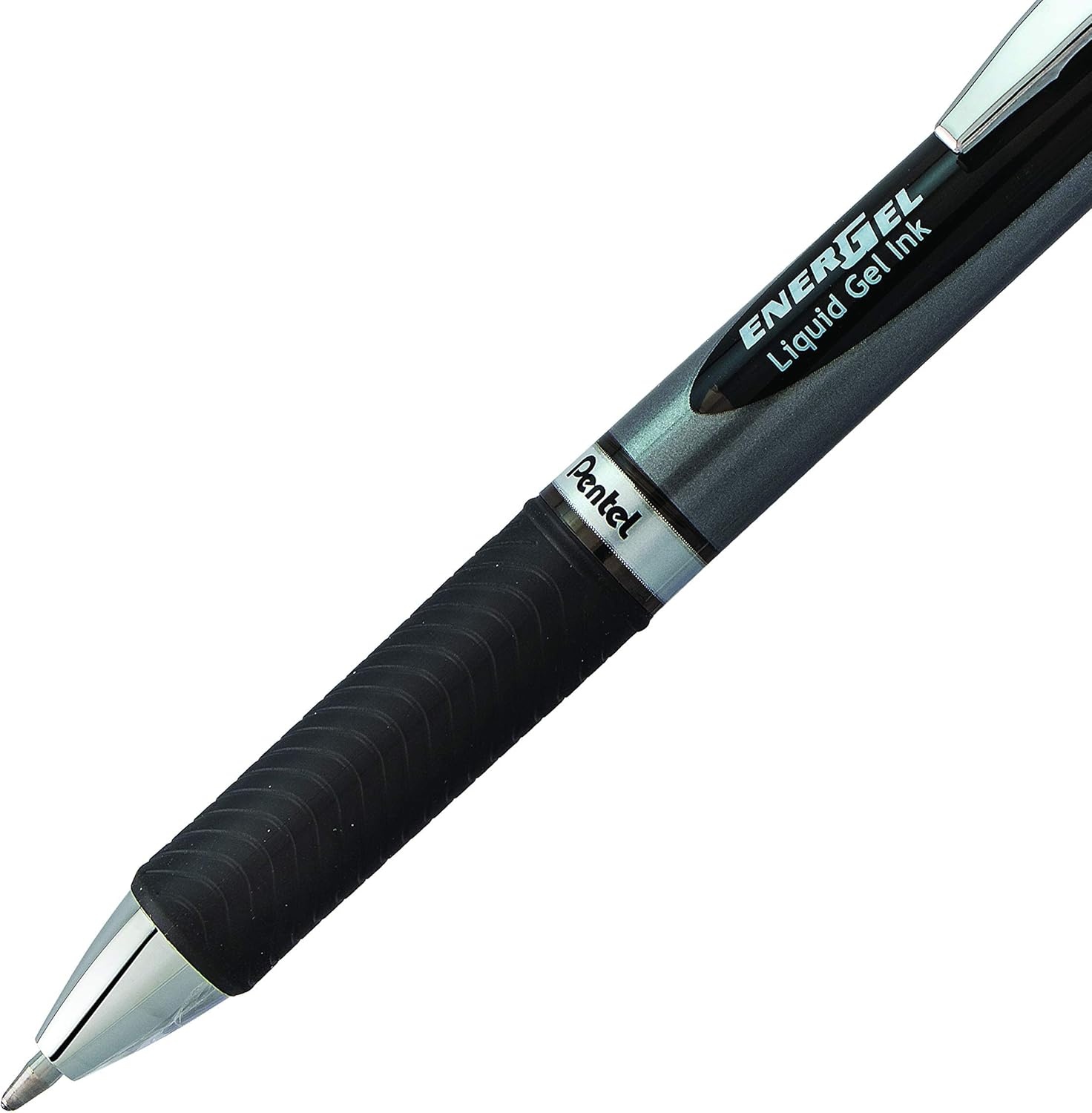 image:imagePentel EnerGel RTX Retractable Liquid Gel Pen Bold Line Metal Tip Violet Ink BL80V Pack of 1 12 Count TotalBlack
