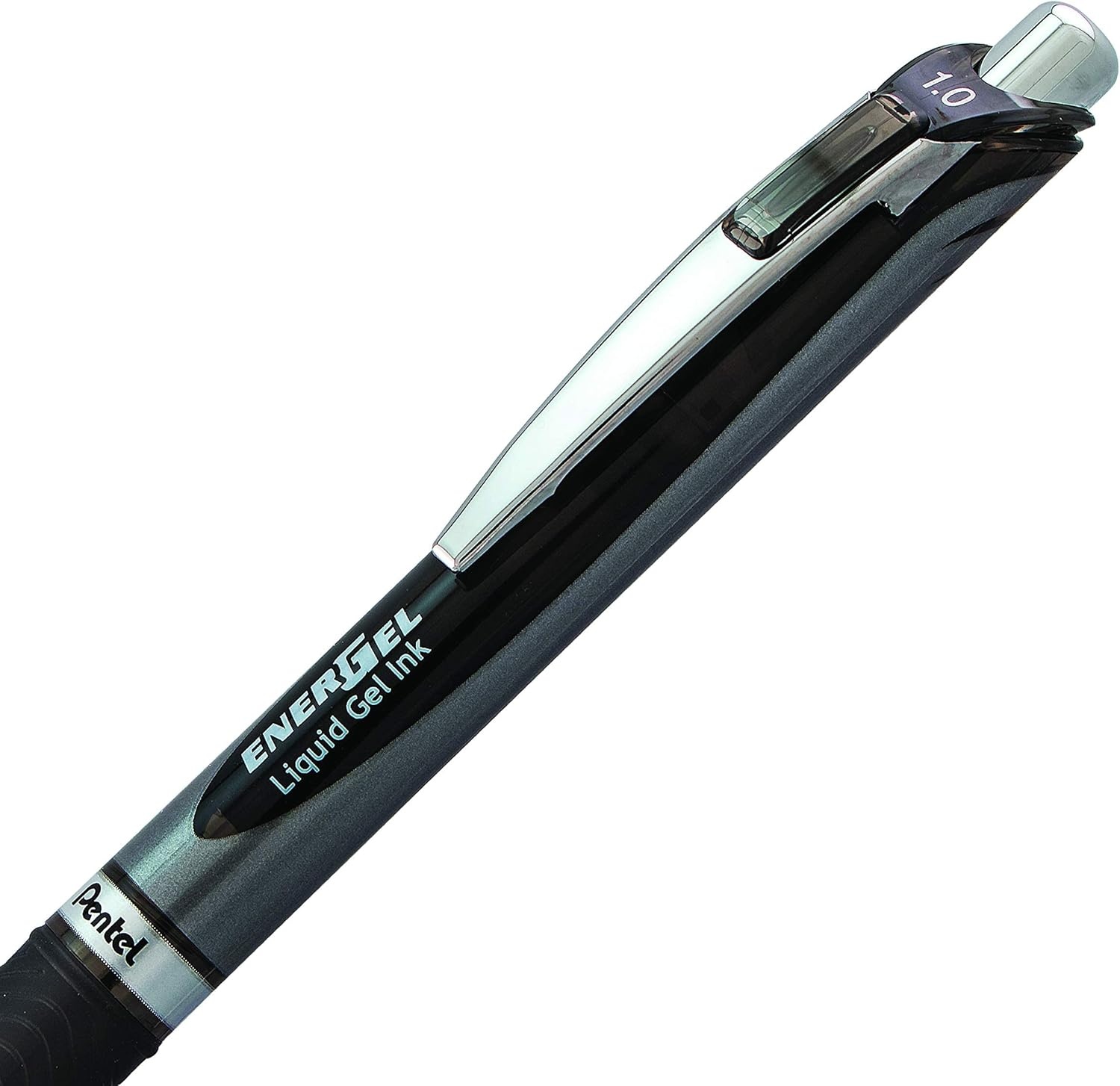 image:imagePentel EnerGel RTX Retractable Liquid Gel Pen Bold Line Metal Tip Violet Ink BL80V Pack of 1 12 Count TotalBlack