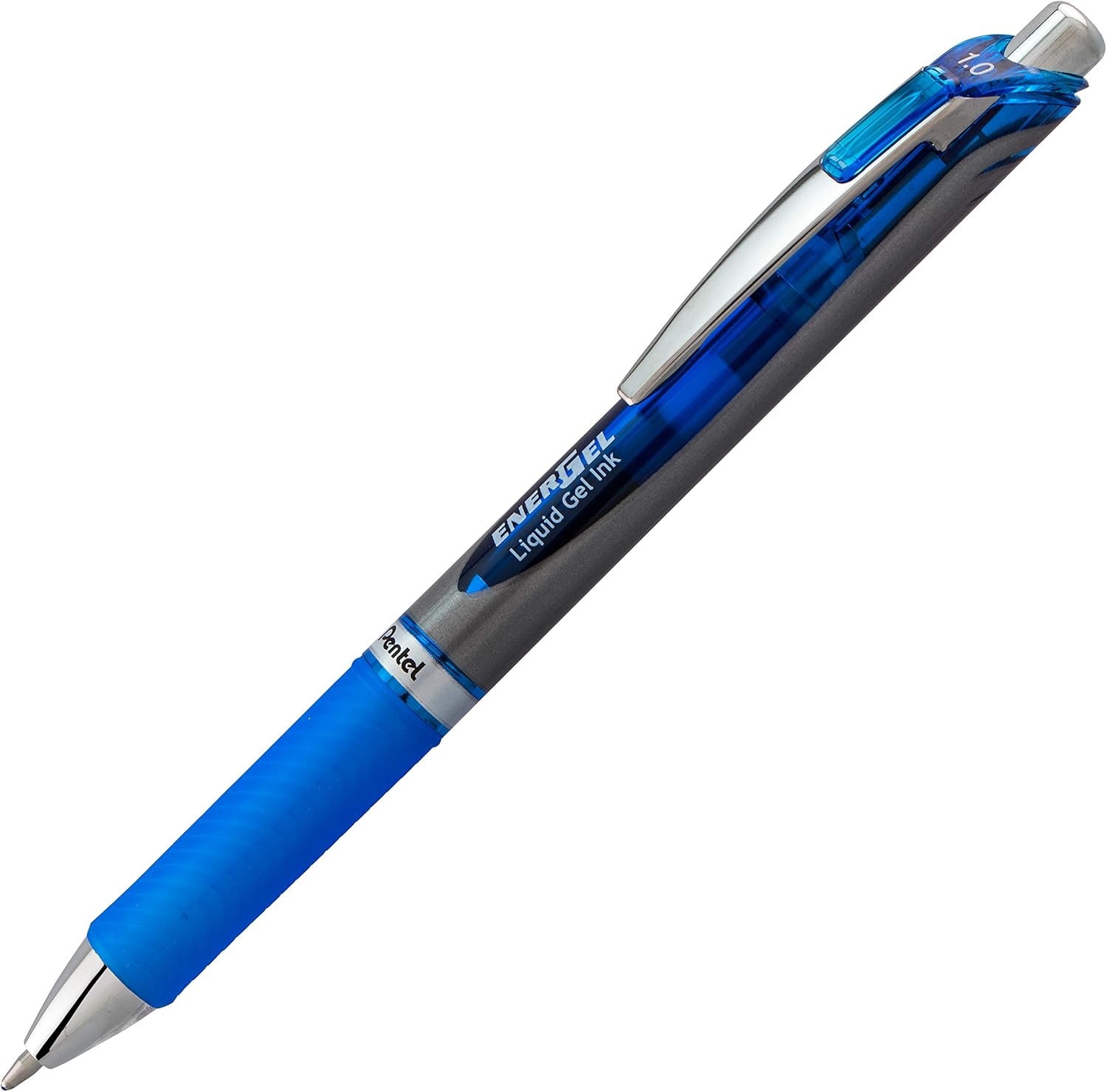 image:imagePentel EnerGel RTX Retractable Liquid Gel Pen Bold Line Metal Tip Violet Ink BL80V Pack of 1 12 Count TotalBlue