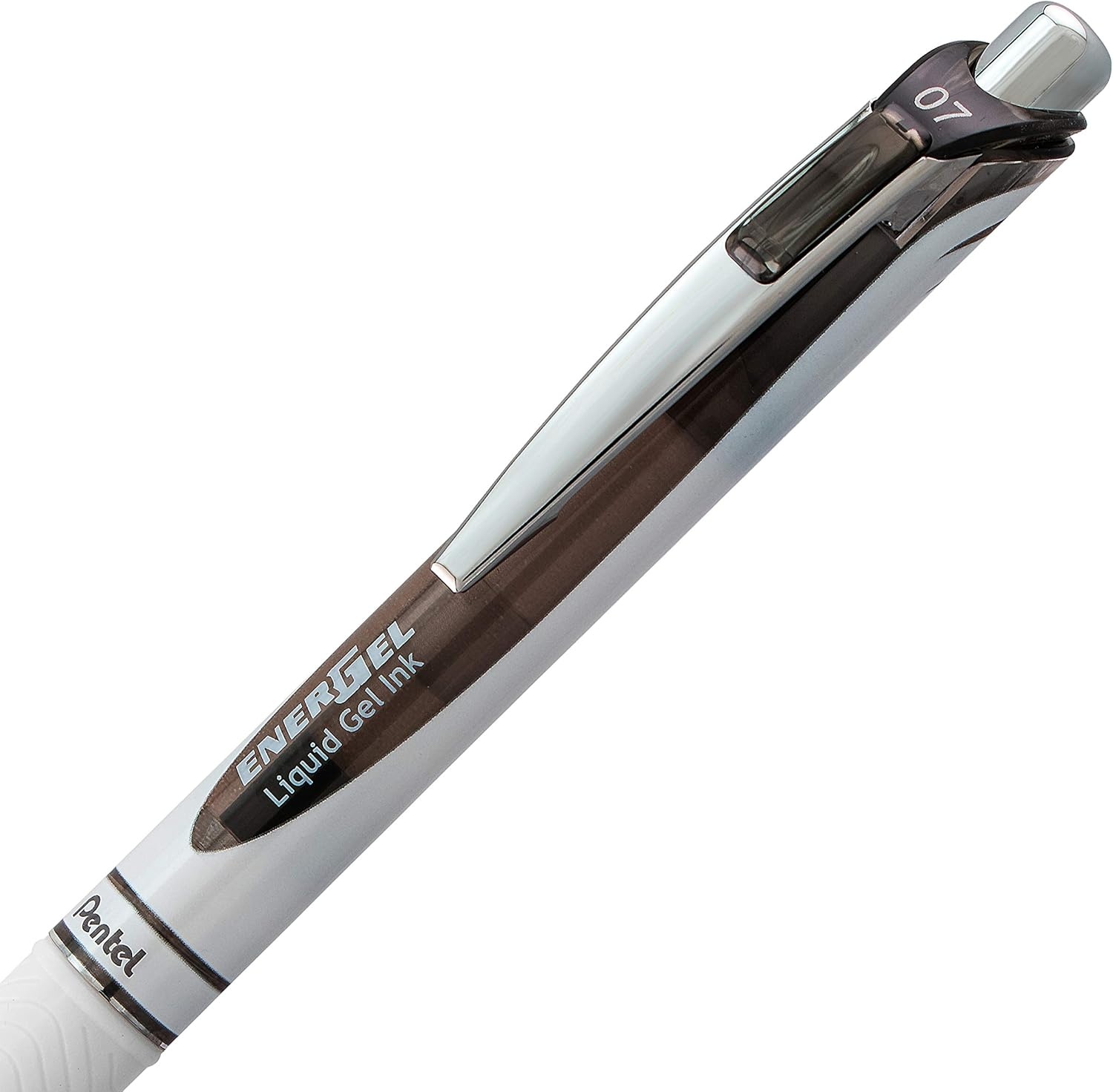 image:imagePentel EnerGel RTX Retractable Metal Tip Pen 07mm 9 Black Ink 3 Blue Ink with 2 Refills BL77O14CBlackBlueViolet