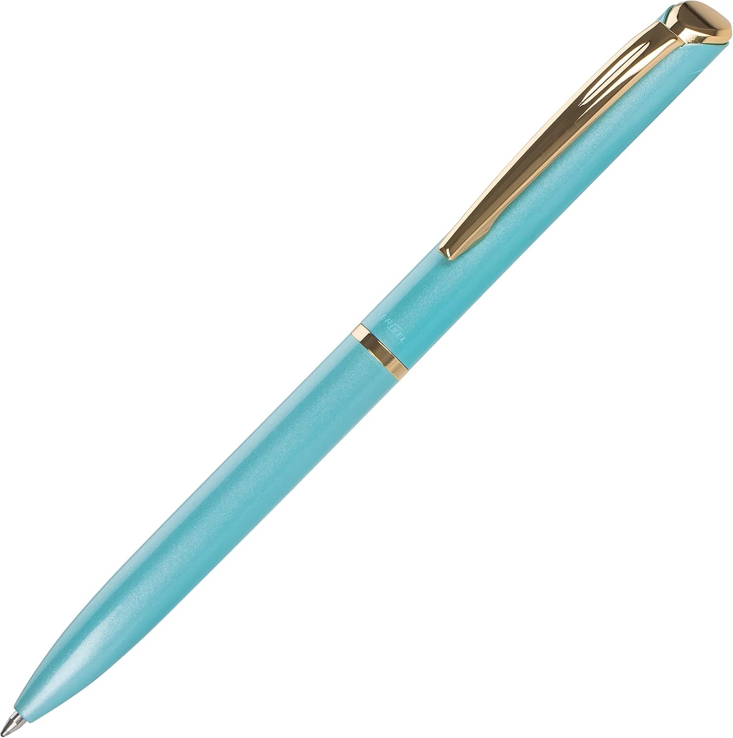 image:imagePentel EnerGel Style Gel Pen with Gift Box Pastel Green Barrel Black Ink 07mm Medium LinePastel Green