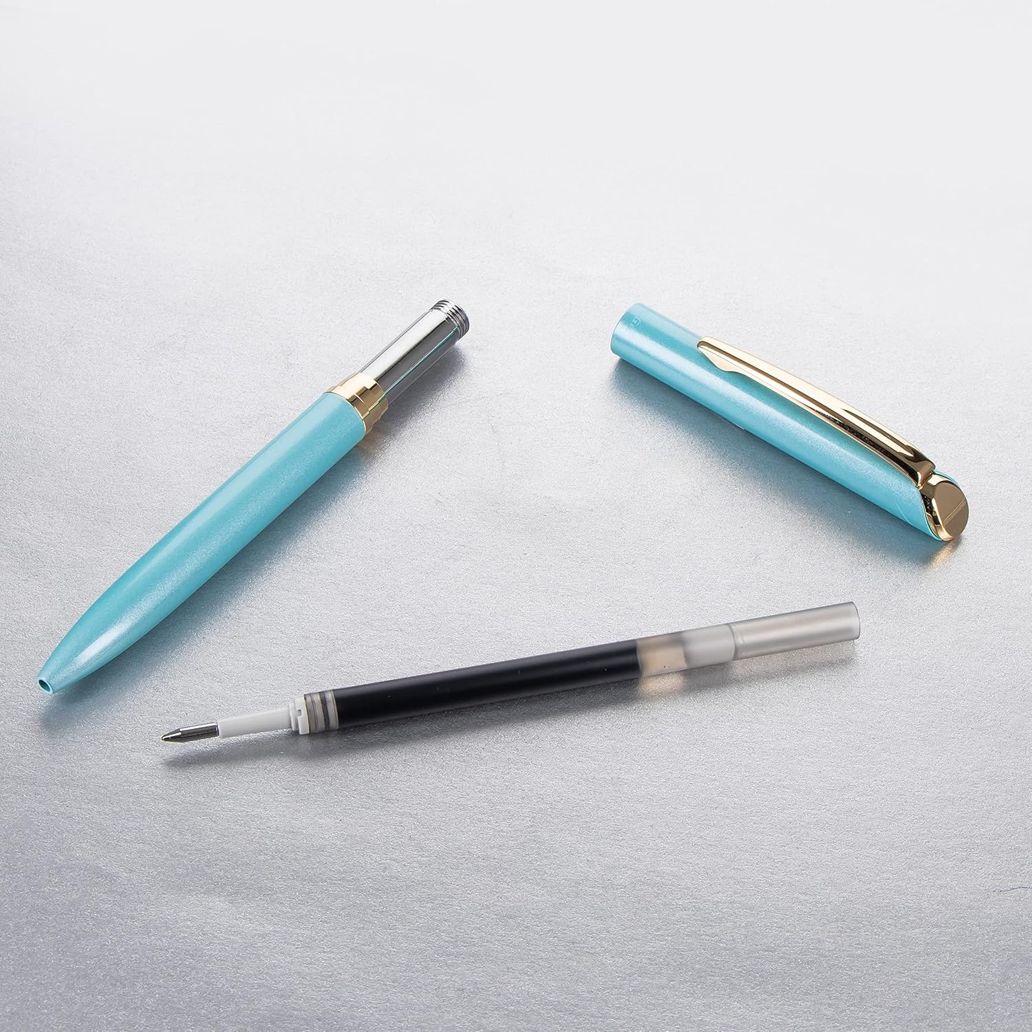 image:imagePentel EnerGel Style Gel Pen with Gift Box Pastel Green Barrel Black Ink 07mm Medium LinePastel Green