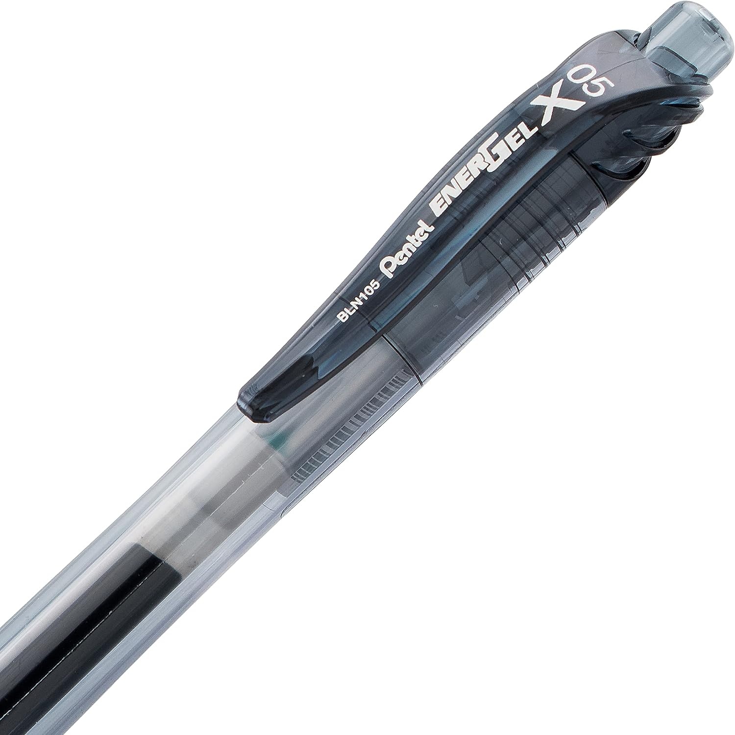image:imagePentel EnerGelX Retractable Liquid Gel Pen 05mm Needle Tip Assorted Ink Pack of 8 BLN105BP8M