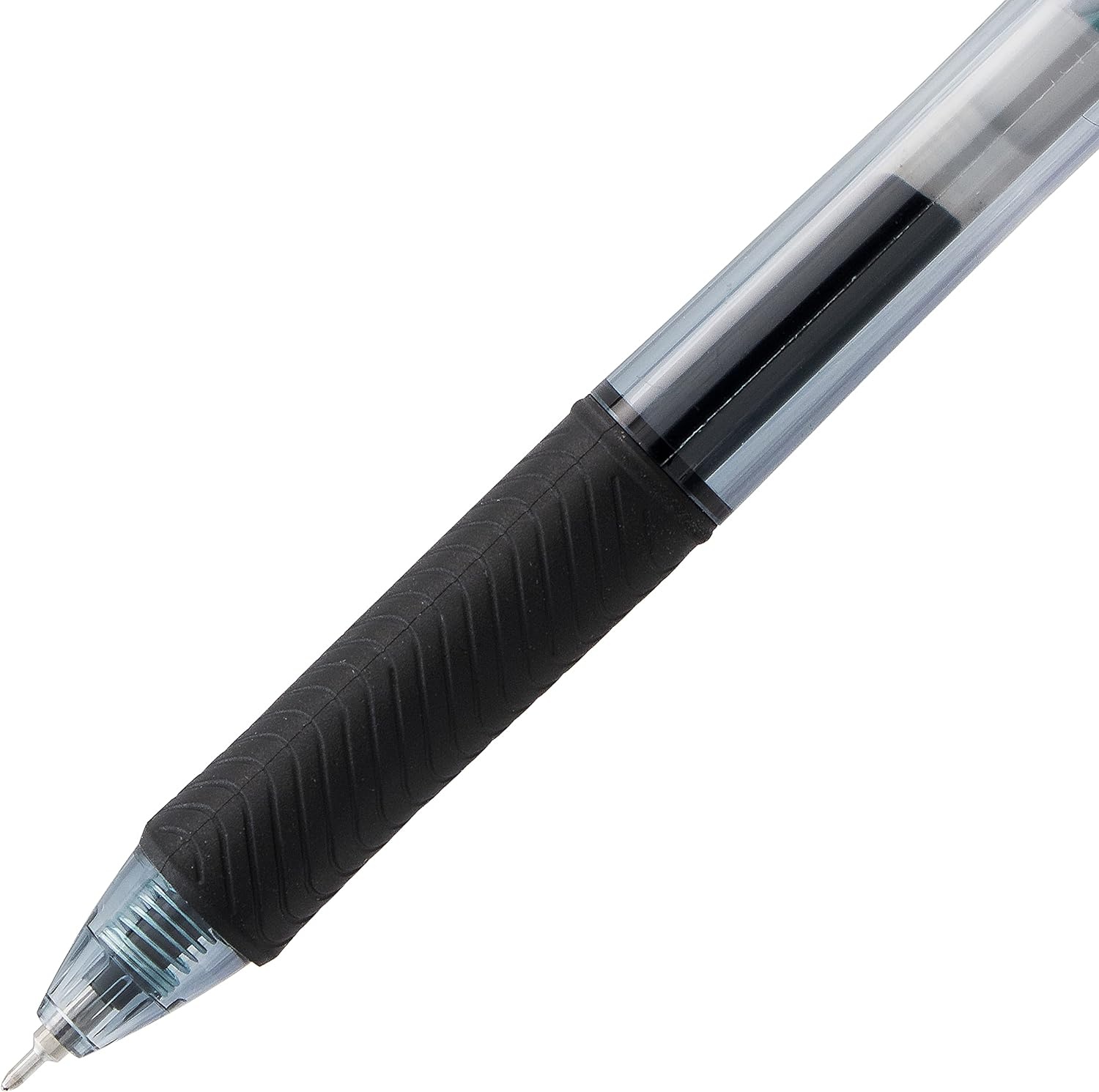 image:imagePentel EnerGelX Retractable Liquid Gel Pen 05mm Needle Tip Assorted Ink Pack of 8 BLN105BP8M