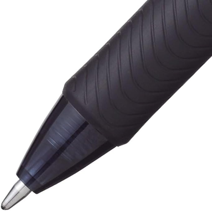 image:imagePentel EnerGelX Retractable Liquid Gel Pen 10mm Bold Line Black Ink Box of 12 BL110A