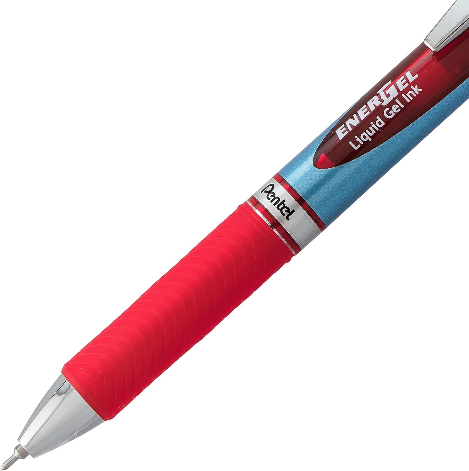 image:imagePentel Gel Ink Pen EnerGel RTX Retractable Gel Pen 05mm Needle Tip Red Ink 3 Pack BLN75BP3BRed