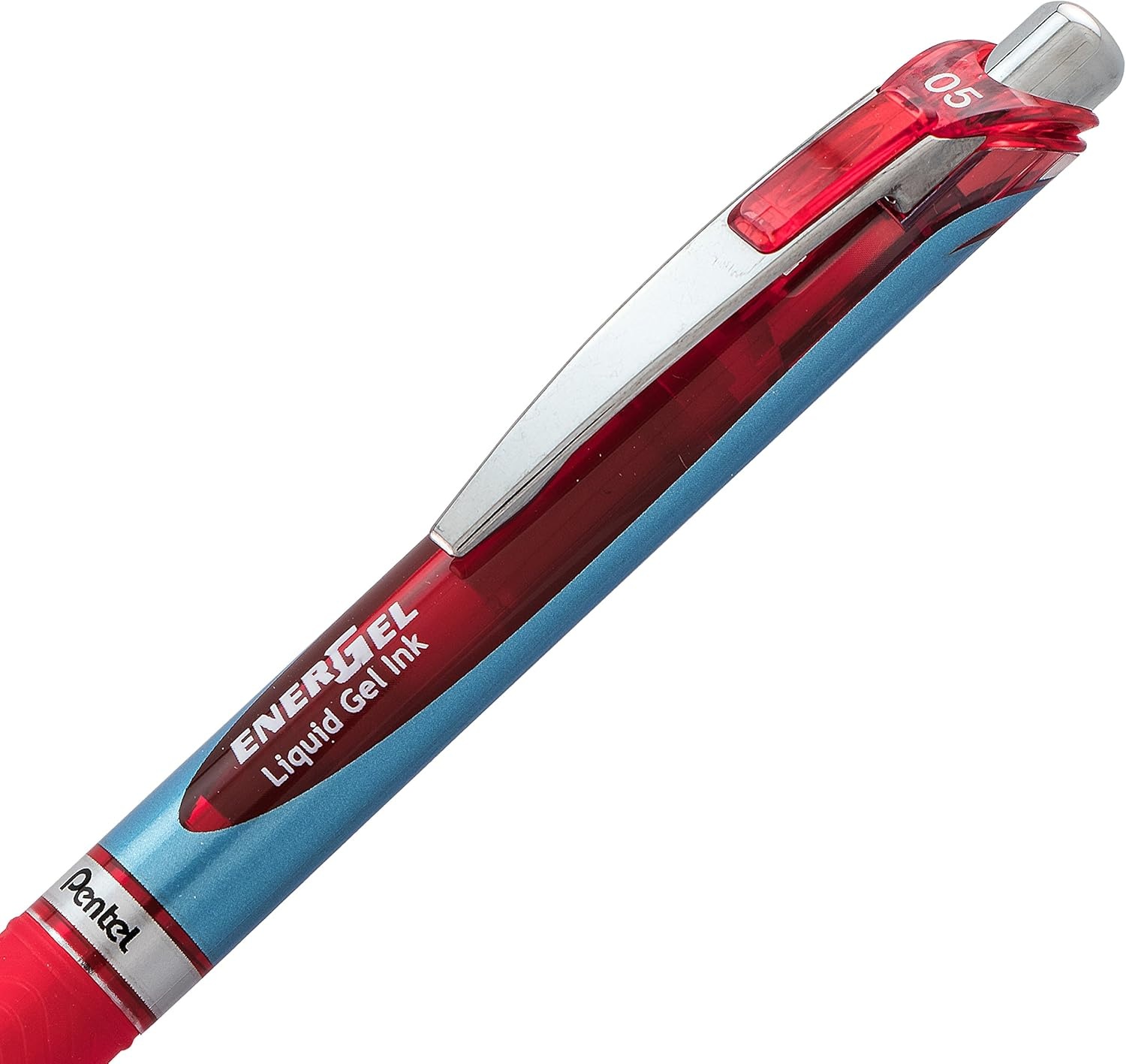 image:imagePentel Gel Ink Pen EnerGel RTX Retractable Gel Pen 05mm Needle Tip Red Ink 3 Pack BLN75BP3BRed