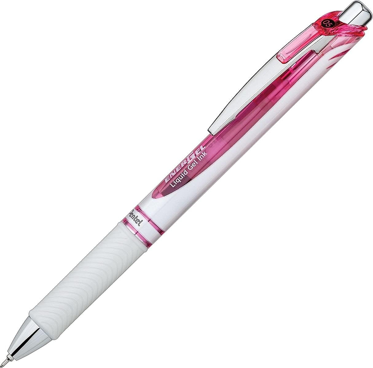 image:imagePentel Pink BCA EnerGel Pearl RTX Retractable Gel Pen 07mm BL77WBP2PP05mm