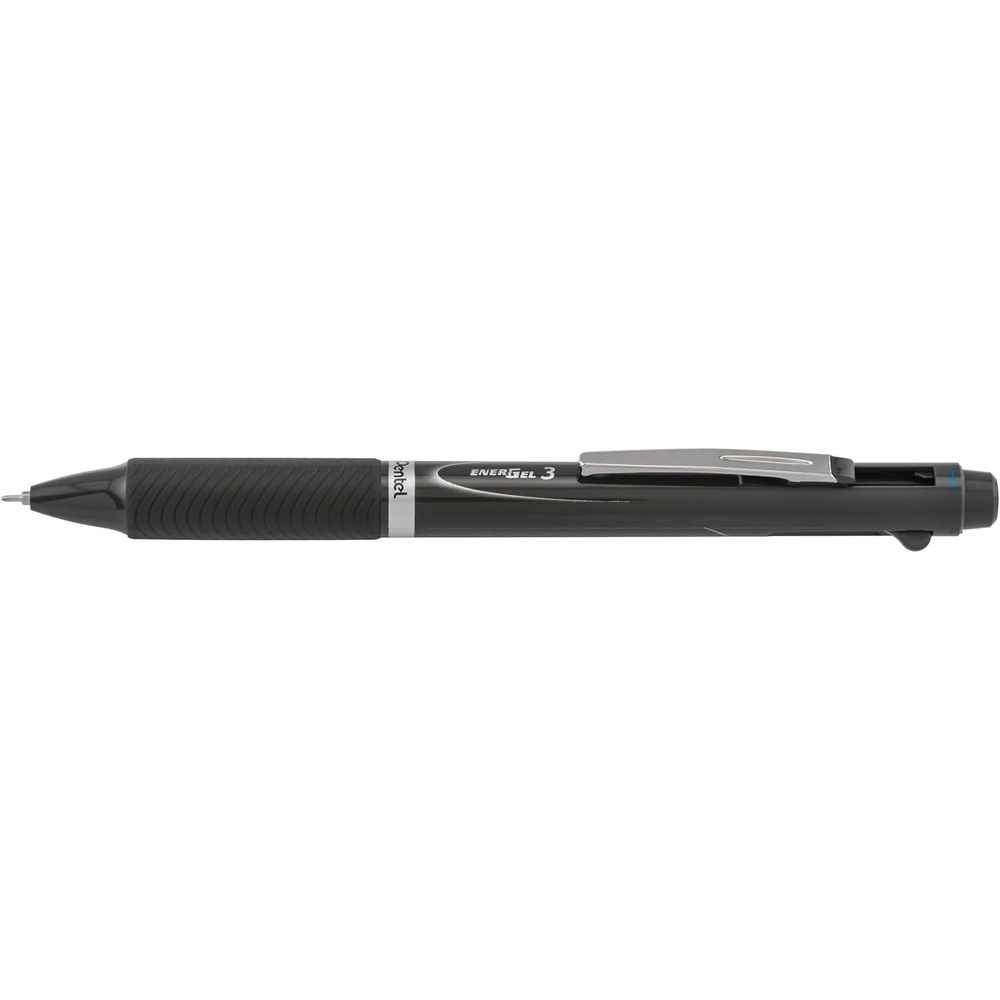 image:imagePentel EnerGel 3 MultiFunction 3Ink Gel Pen 05mm Fine Line Black Barrel BLC35AGray