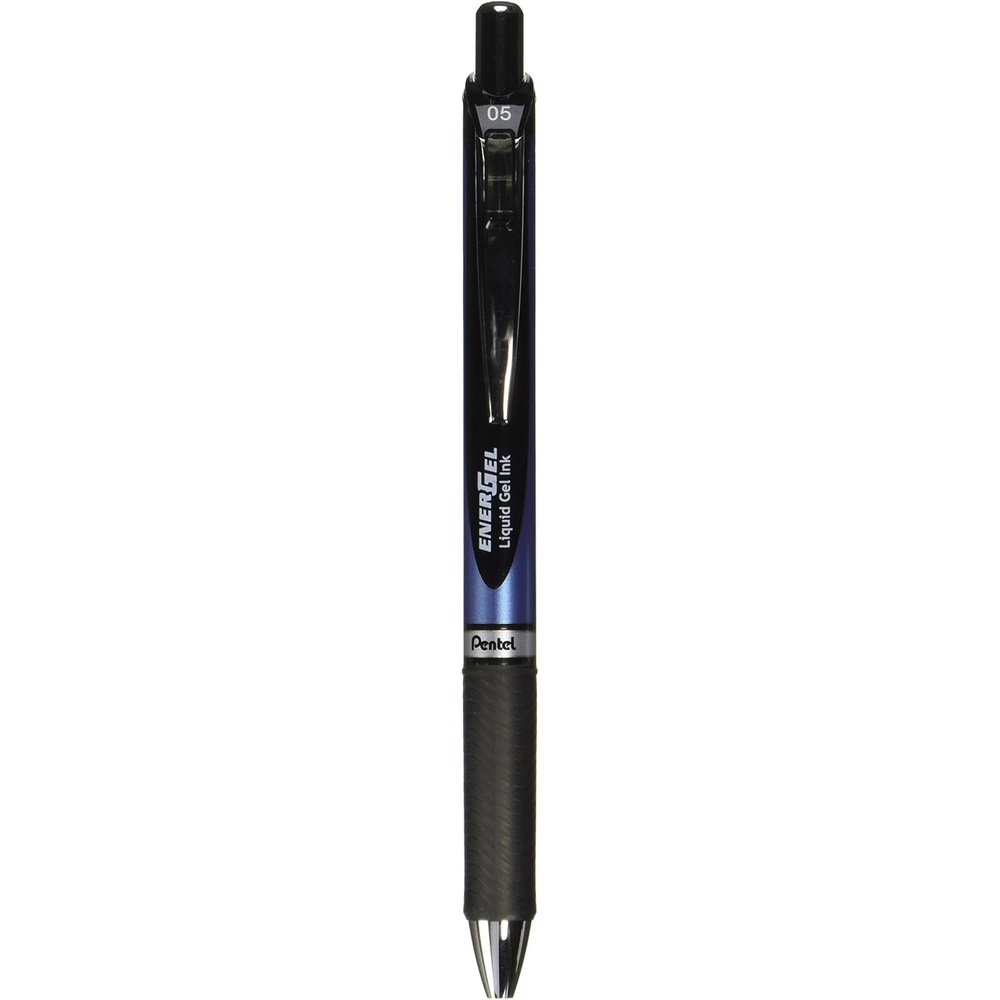 image:imagePentel EnerGel Deluxe RTX Retractable Liquid Gel Pen Medium Line Needle Tip Violet Ink Box of 12 BLN77VBlack