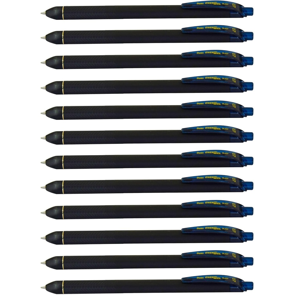 image:imagePentel EnerGel Kuro Liquid Gel Pen 07mm Medium line Orange Ink 12 Pack BL437R1FNavy Blue
