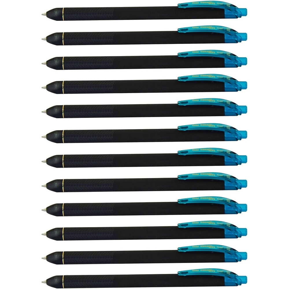 image:imagePentel EnerGel Kuro Liquid Gel Pen 07mm Medium line Orange Ink 12 Pack BL437R1FTurquoise