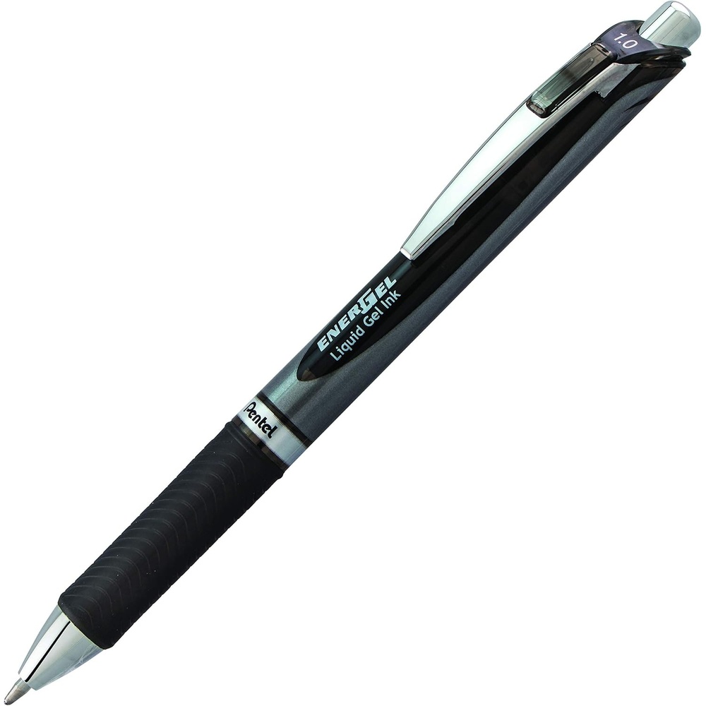 image:imagePentel EnerGel RTX Retractable Liquid Gel Pen Bold Line Metal Tip Violet Ink BL80V Pack of 1 12 Count TotalBlack